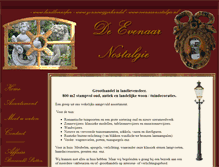 Tablet Screenshot of evenaarnostalgie.nl